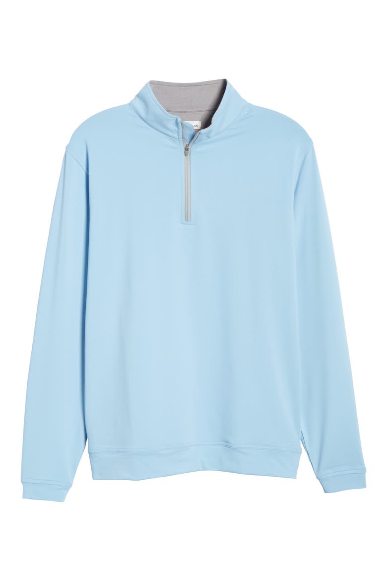 Perth Performance Quarter Zip Sweatshirt, Alternate, color, COTTAGE BLUE