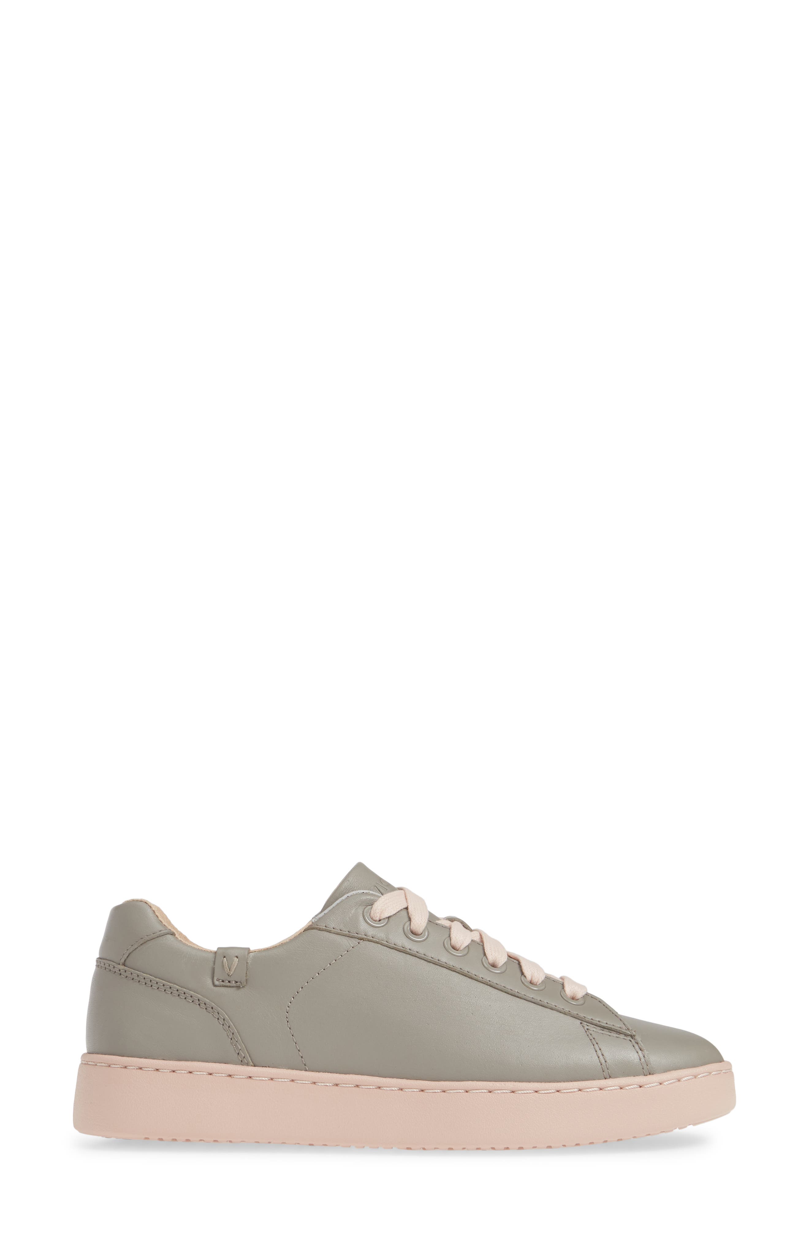 Vionic Mable Sneaker, Alternate, color, GREY/ PINK LEATHER