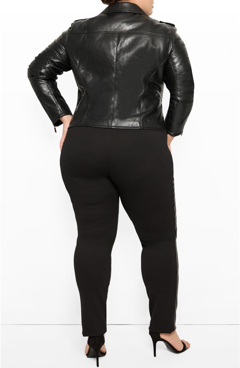 AS by DF Cult Recycled Leather Jacket, Alternate, color, Black