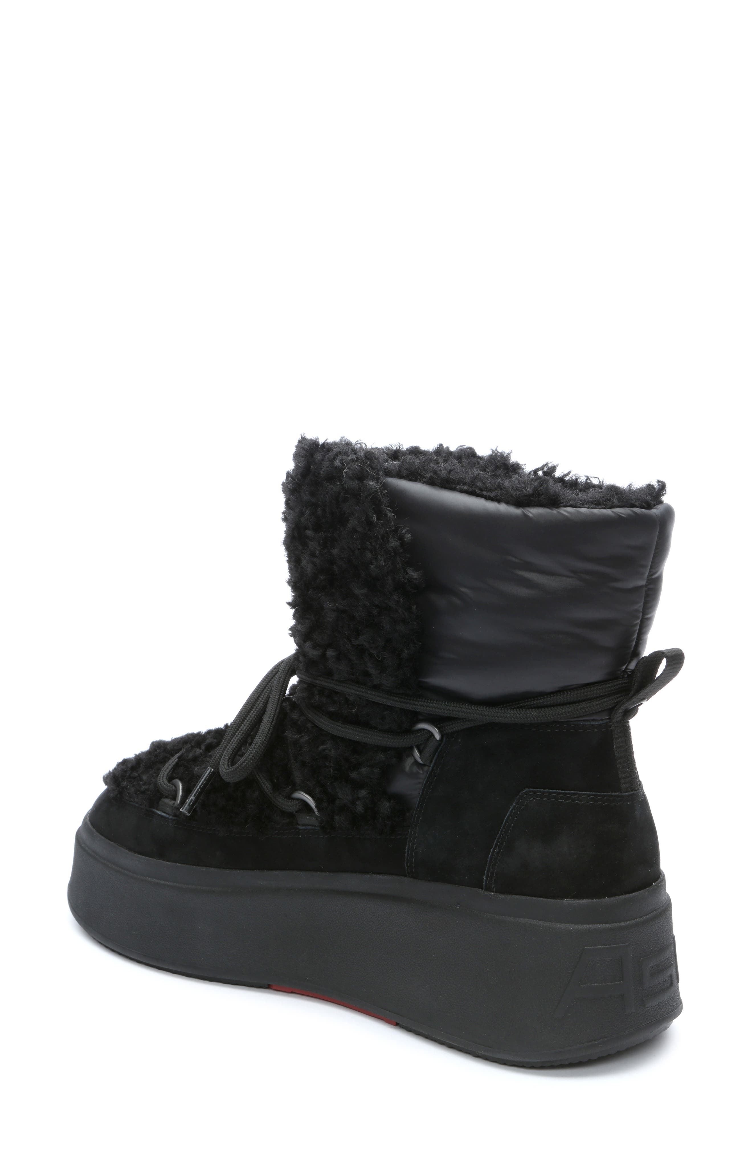 Ash Moboo Faux Fur Platform Bootie, Alternate, color, 