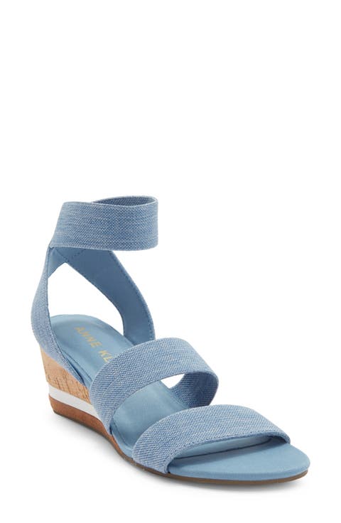 Barnett Wedge Ankle Strap Sandal (Women)