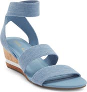 Anne Klein Barnett Wedge Ankle Strap Sandal
