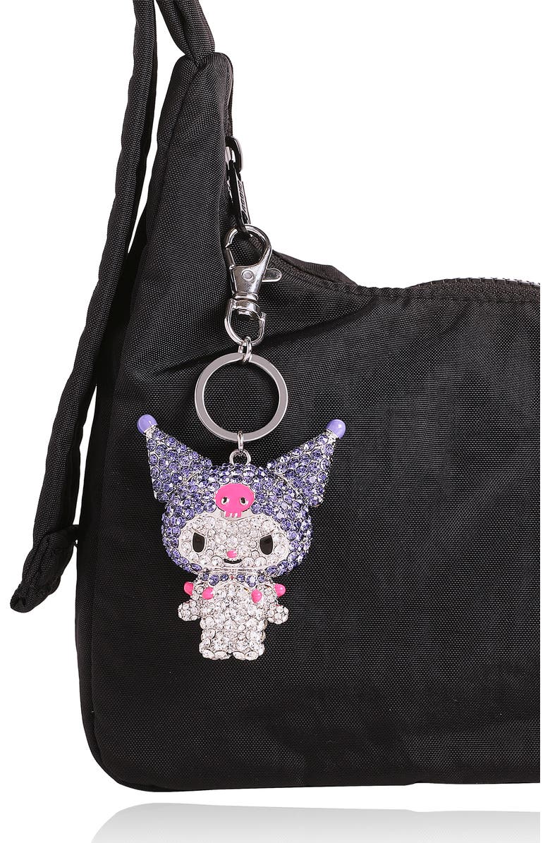 Hello Kitty Kuromi Crystal Keychain Bag Travel Charm, Alternate, color,