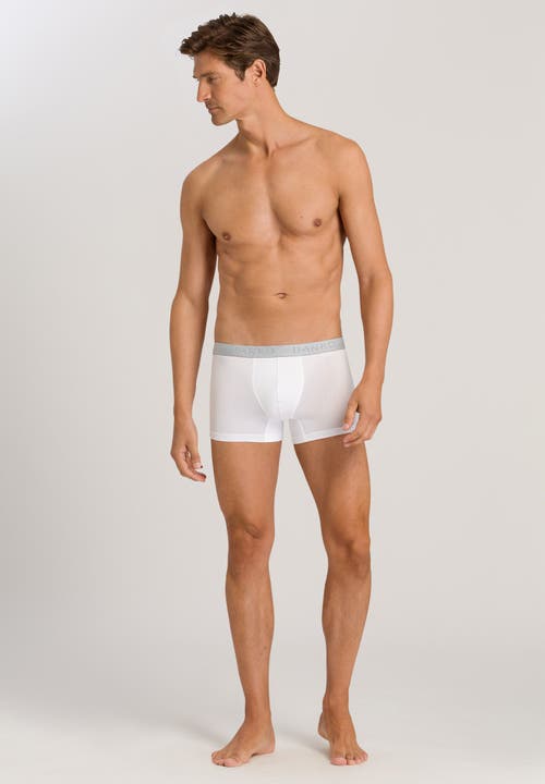 Hanro Cotton Essentials Boxer Brief 2pk In White
