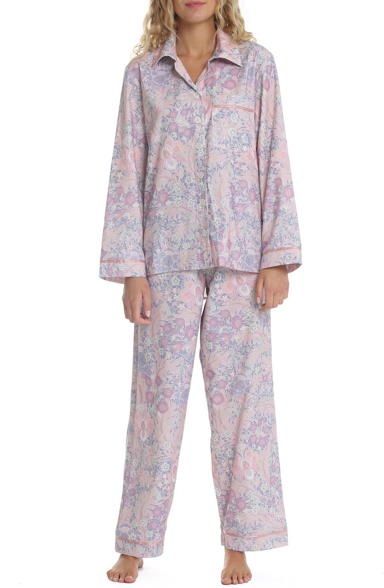 Papinelle Sienna Organic Cotton Pajamas, Main, color, 