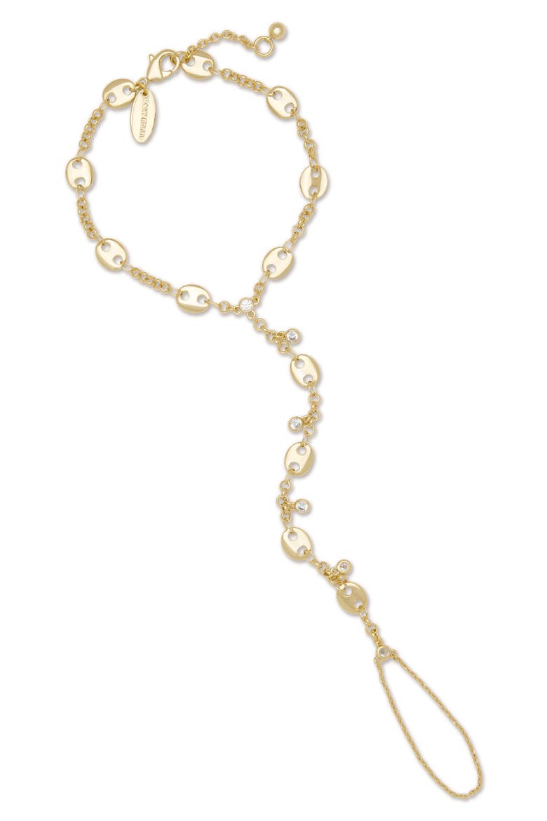 Azzura Hand Chain, Main, color, GOLD