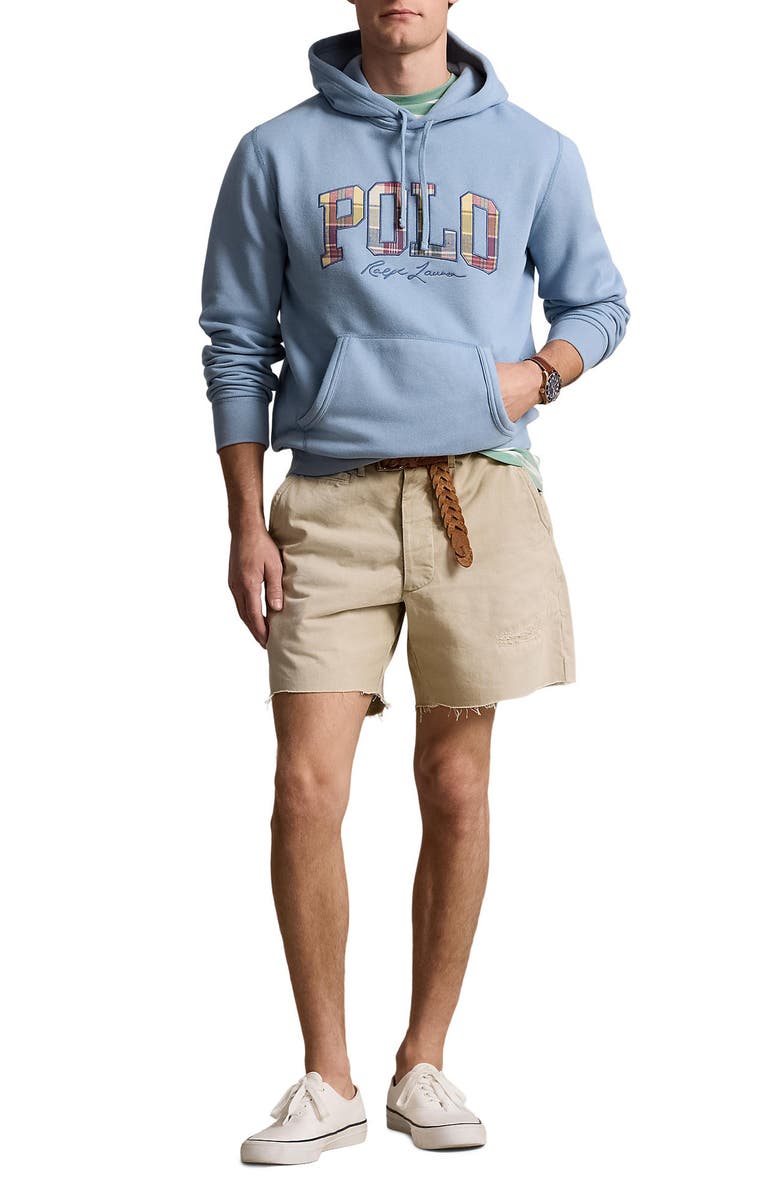 Polo Ralph Lauren Fleece Graphic Hoodie, Alternate, color, Vessel Blue