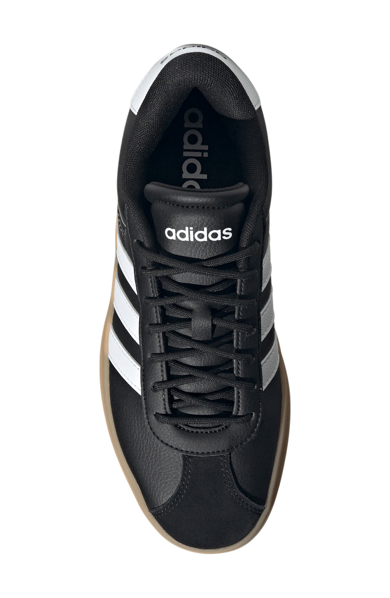 adidas VL Court Bold Sneaker, Alternate, color, Cblack/Ftw