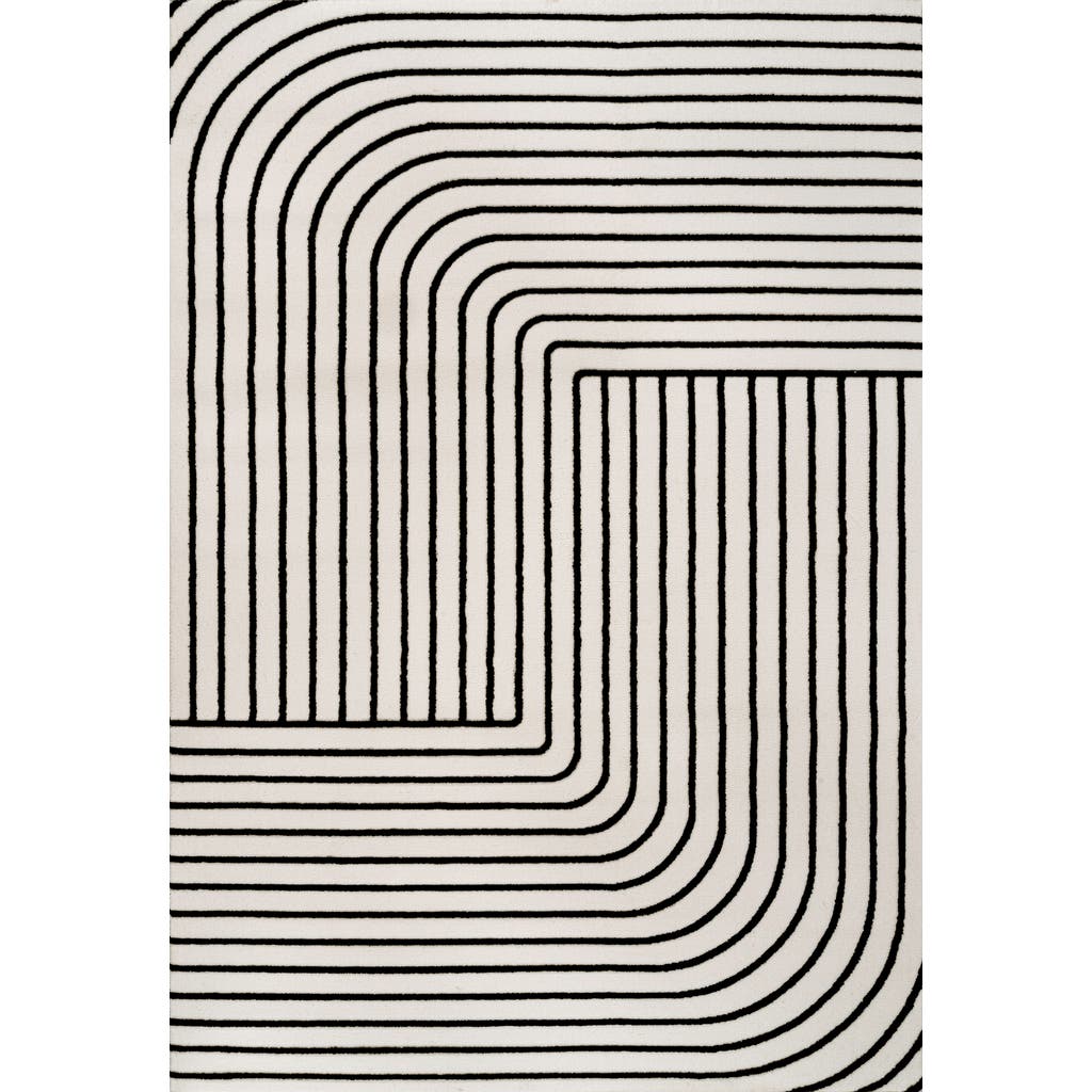 Jonathan Y Odense High-low Minimalist Angle Geometric Indoor/outdoor Area Rug In Multi