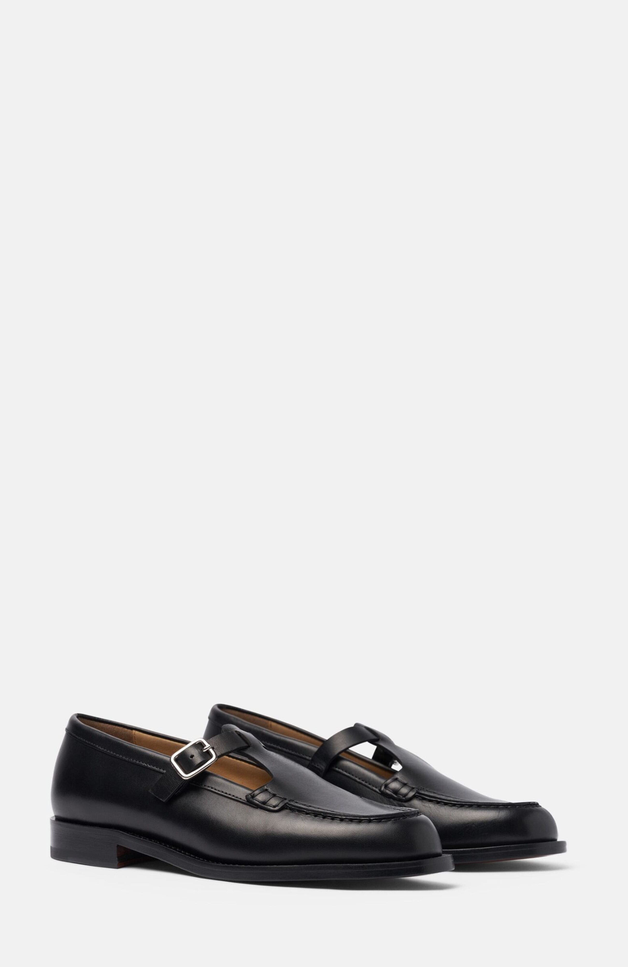 Edna Loafers, Main, color, Black - Calf