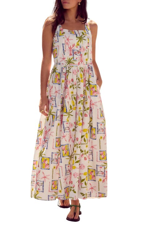 Allover Print Midi Sundress