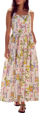 NEXT Allover Print Midi Sundress