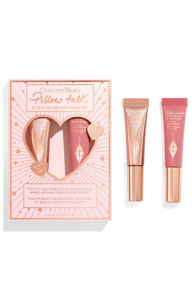 Charlotte Tilbury Pillow Talk Iconic Blush & Glow Kit, Main, color,