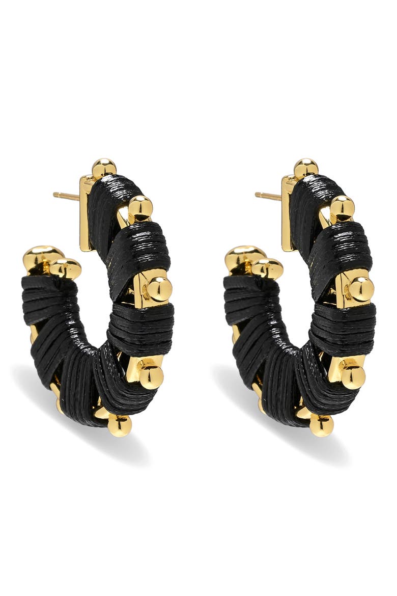 Ariella Hoop Earrings, Alternate, color, GOLD