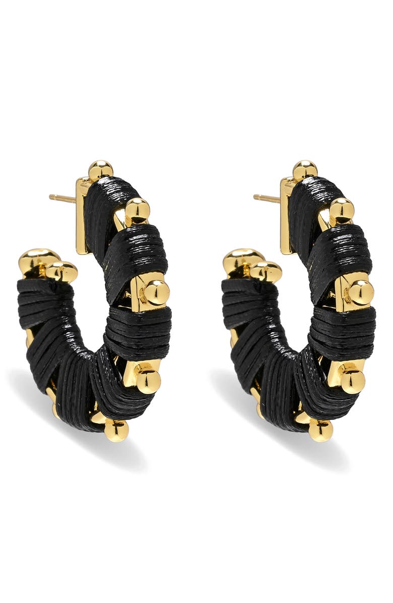 EYE CANDY LOS ANGELES Ariella Hoop Earrings, Alternate, color, Gold