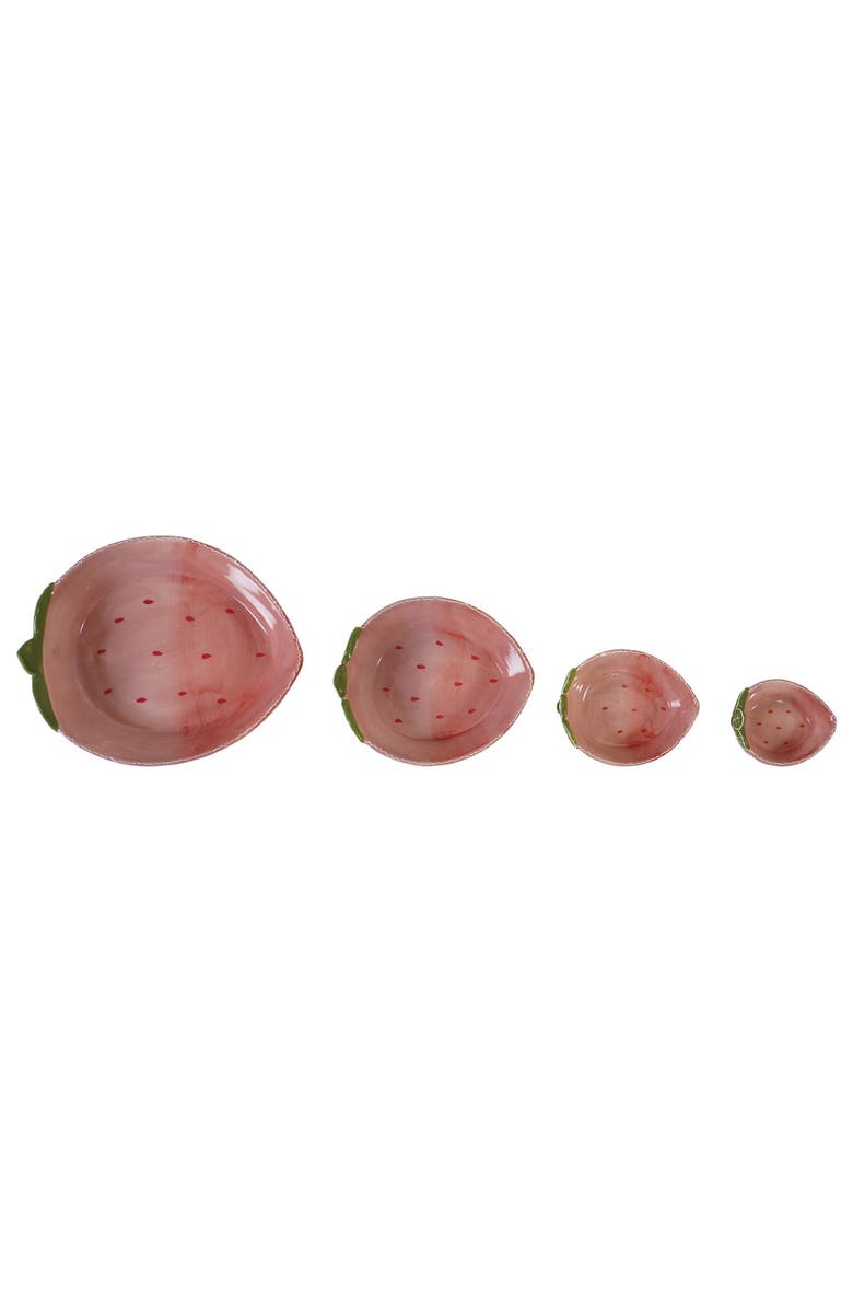 Storied Home Strawberry Shaped Nesting Bowls, Alternate, color,