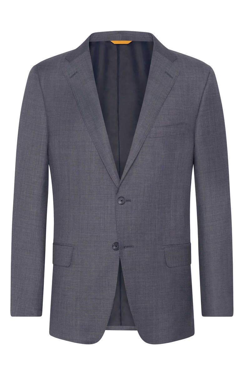 Heritage Gold Infinity Sharkskin Classic Fit Wool Suit, Alternate, color, Grey