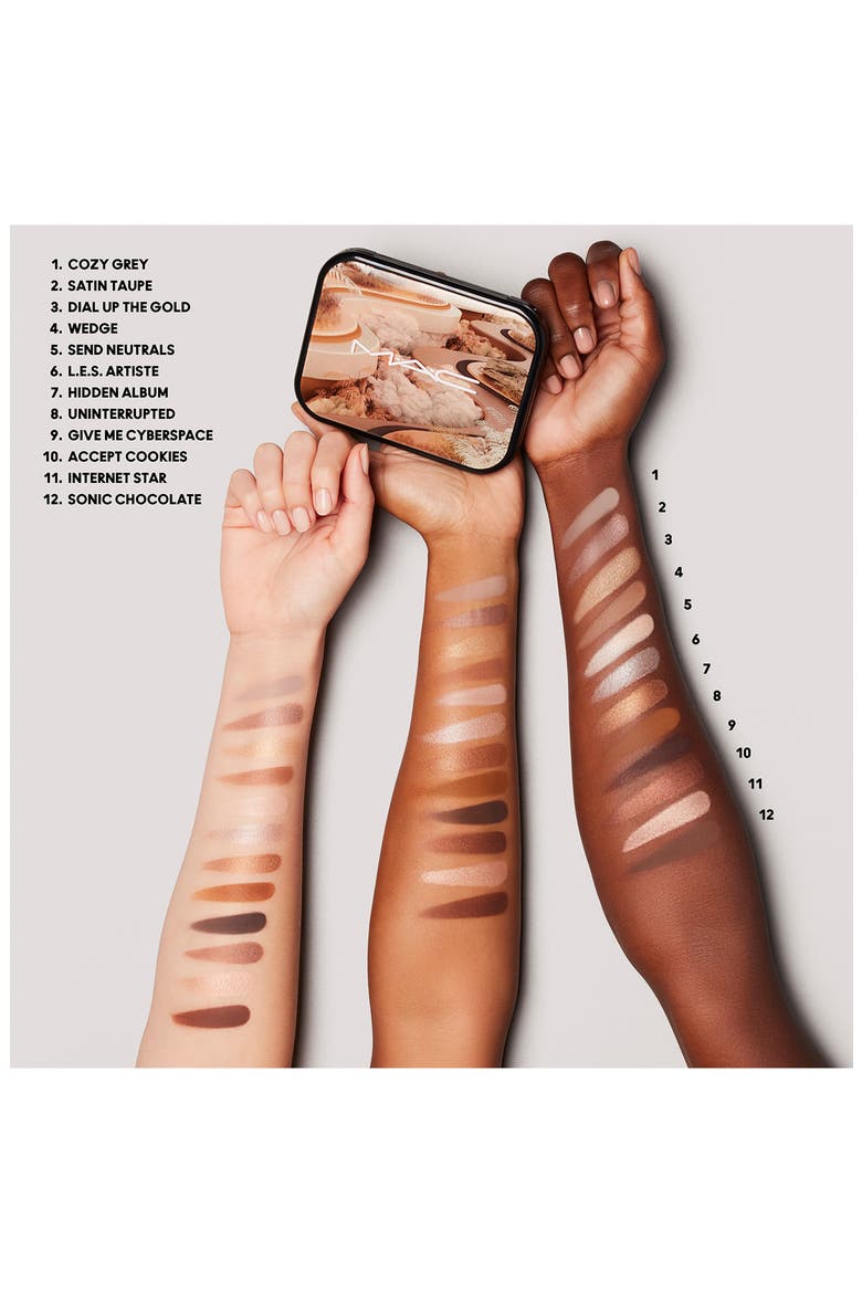 Connect in Color 12-Pan Eyeshadow Palette, Alternate, color, UNFILTERED NUDES