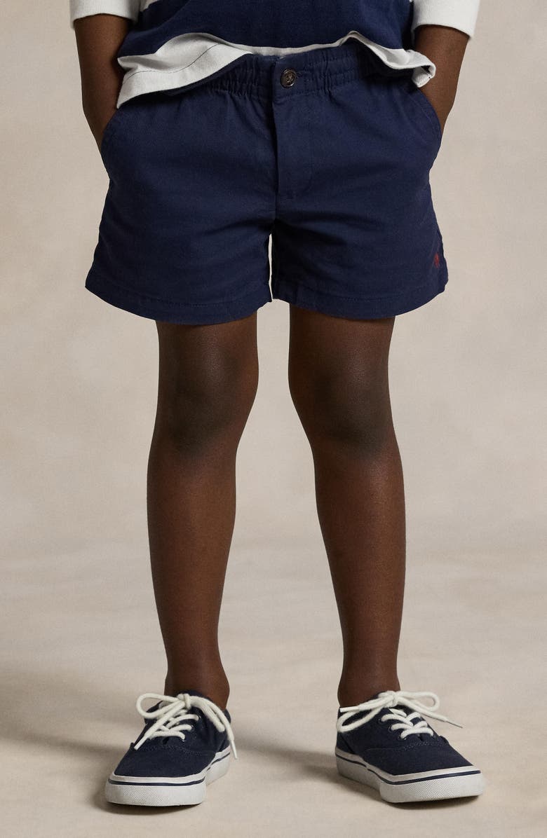 Polo Ralph Lauren Kids' Prepster Stretch Cotton Twill Shorts, Alternate, color, Newport Navy
