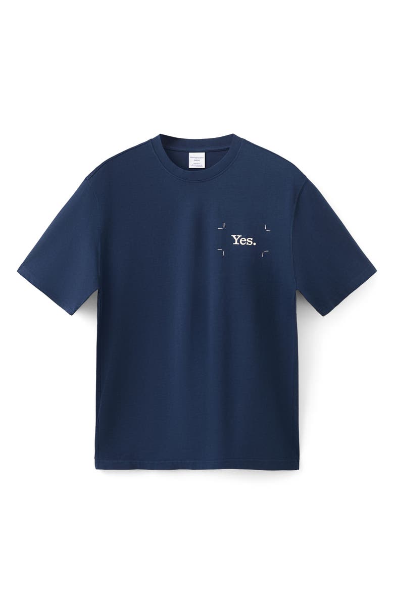 MANGO x Fantastic Man Yes Graphic T-Shirt, Alternate, color, Ink Blue