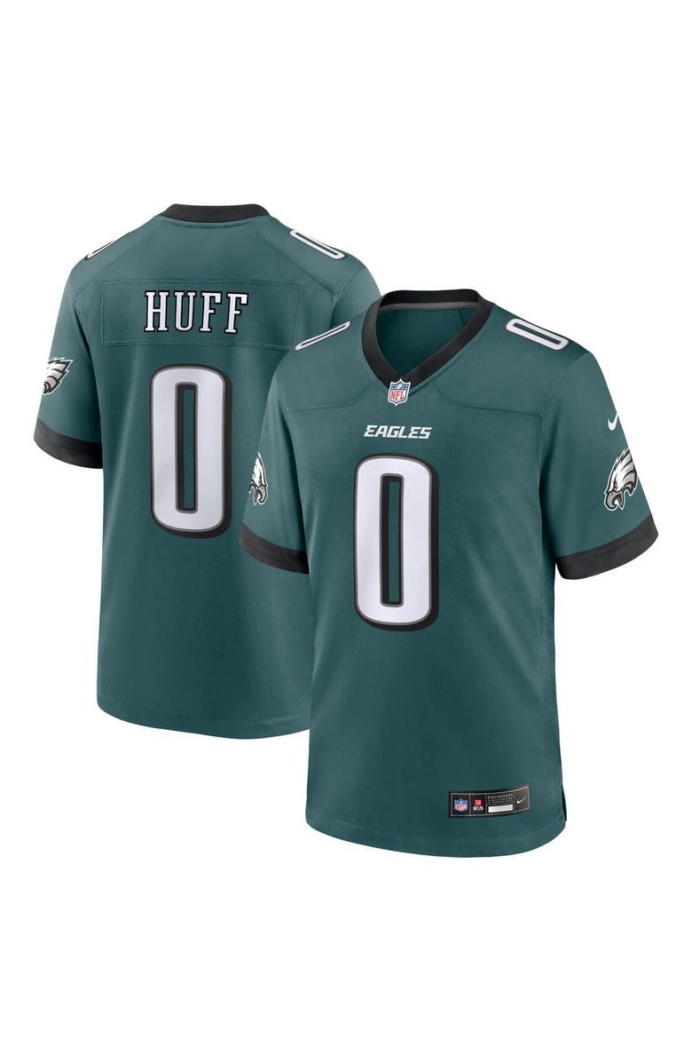 Nike Men's Nike Bryce Huff Midnight Green Philadelphia Eagles Game Player Jersey, Alternate, color,