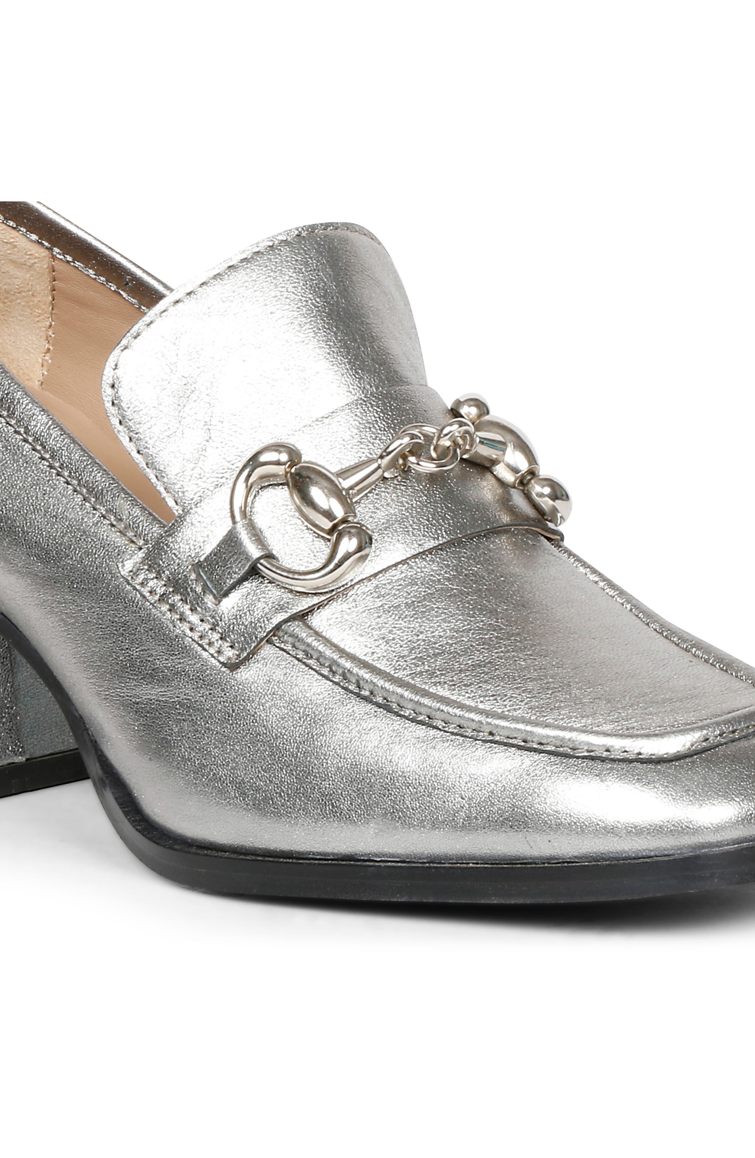 SAINT G Vera Bit Loafer Pump, Alternate, color, Gunmetal