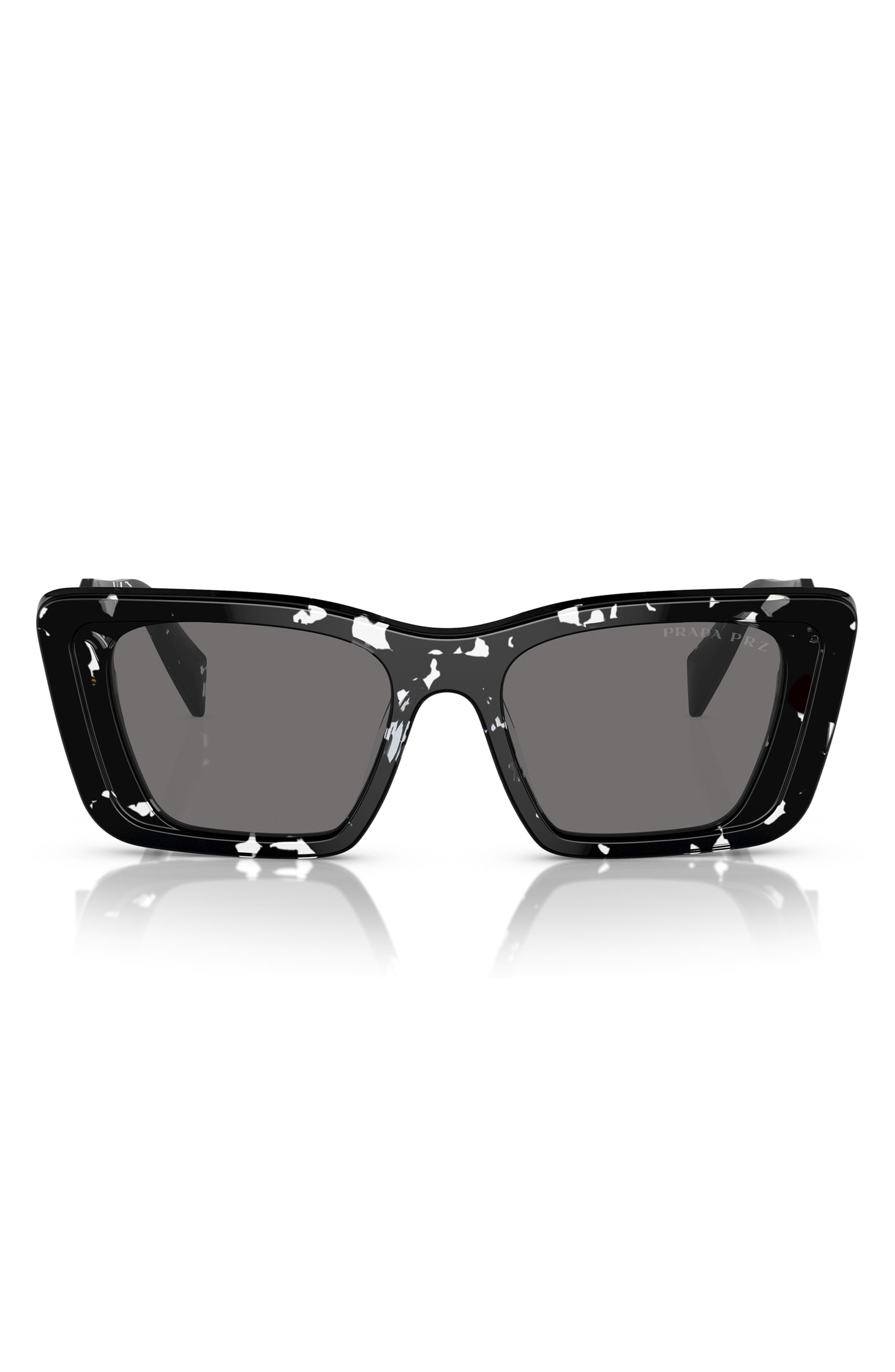 Prada 51mm Butterfly Polarized Sunglasses