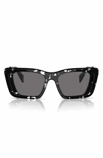 Prada 51mm Butterfly Polarized Sunglasses
