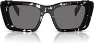 Prada 51mm Butterfly Polarized Sunglasses