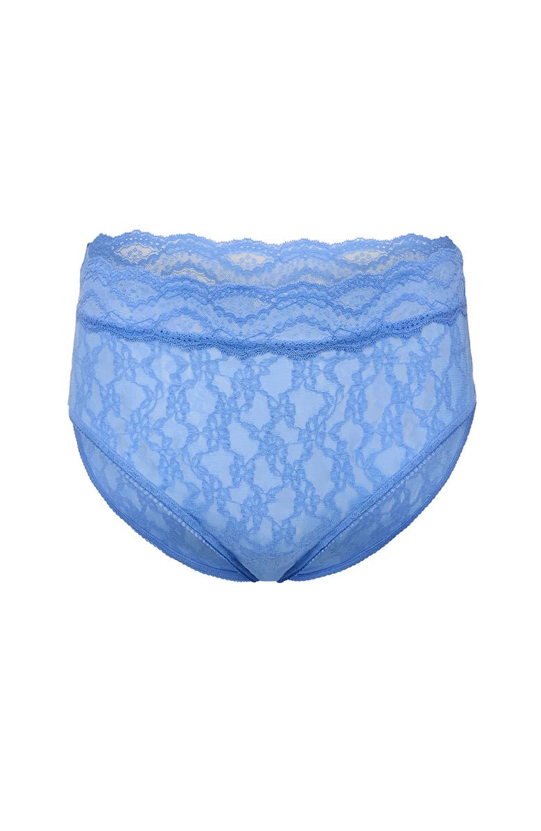 Adore Me Marine High Waisted Panties, Alternate, color, Medium Blue