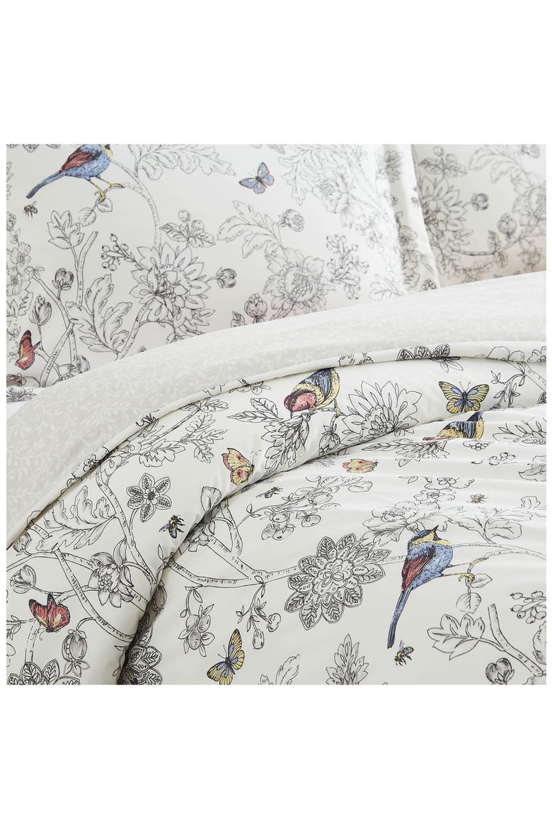 Bayberry Reversible Duvet & Sham Set, Alternate, color, BEIGE