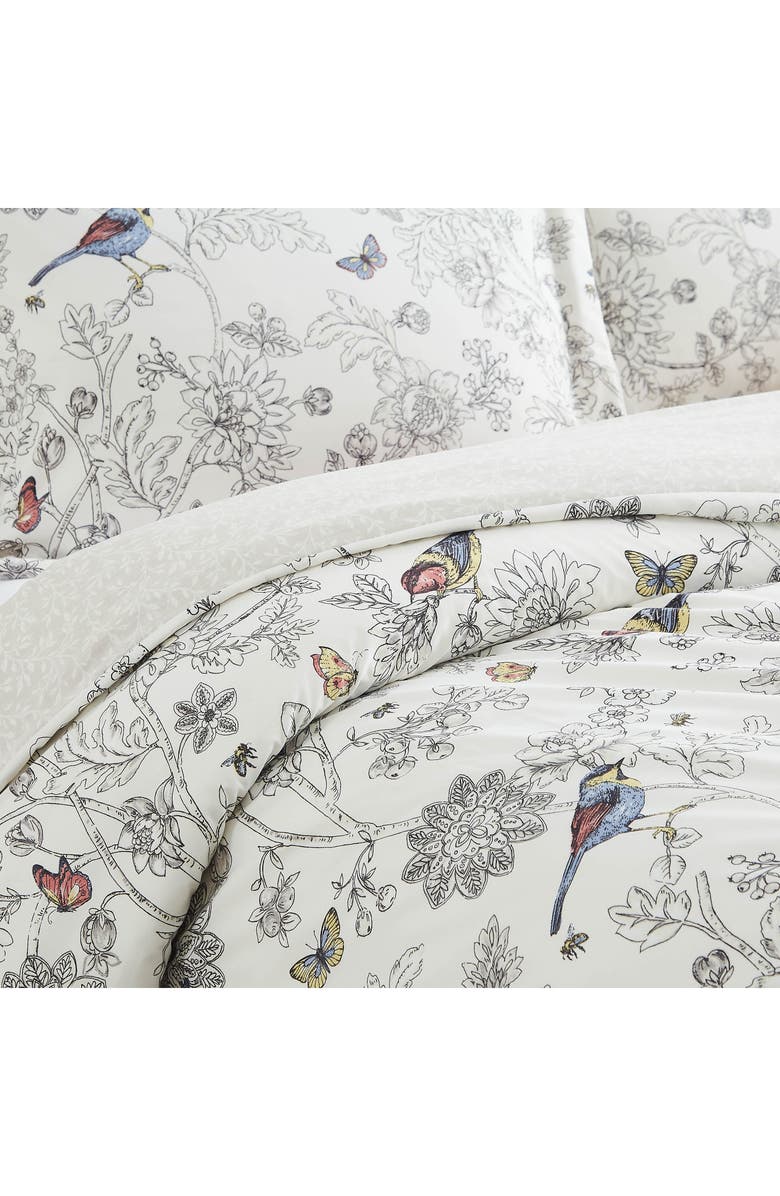 SOUTHSHORE FINE LINENS Bayberry Reversible Duvet & Sham Set, Alternate, color, Beige