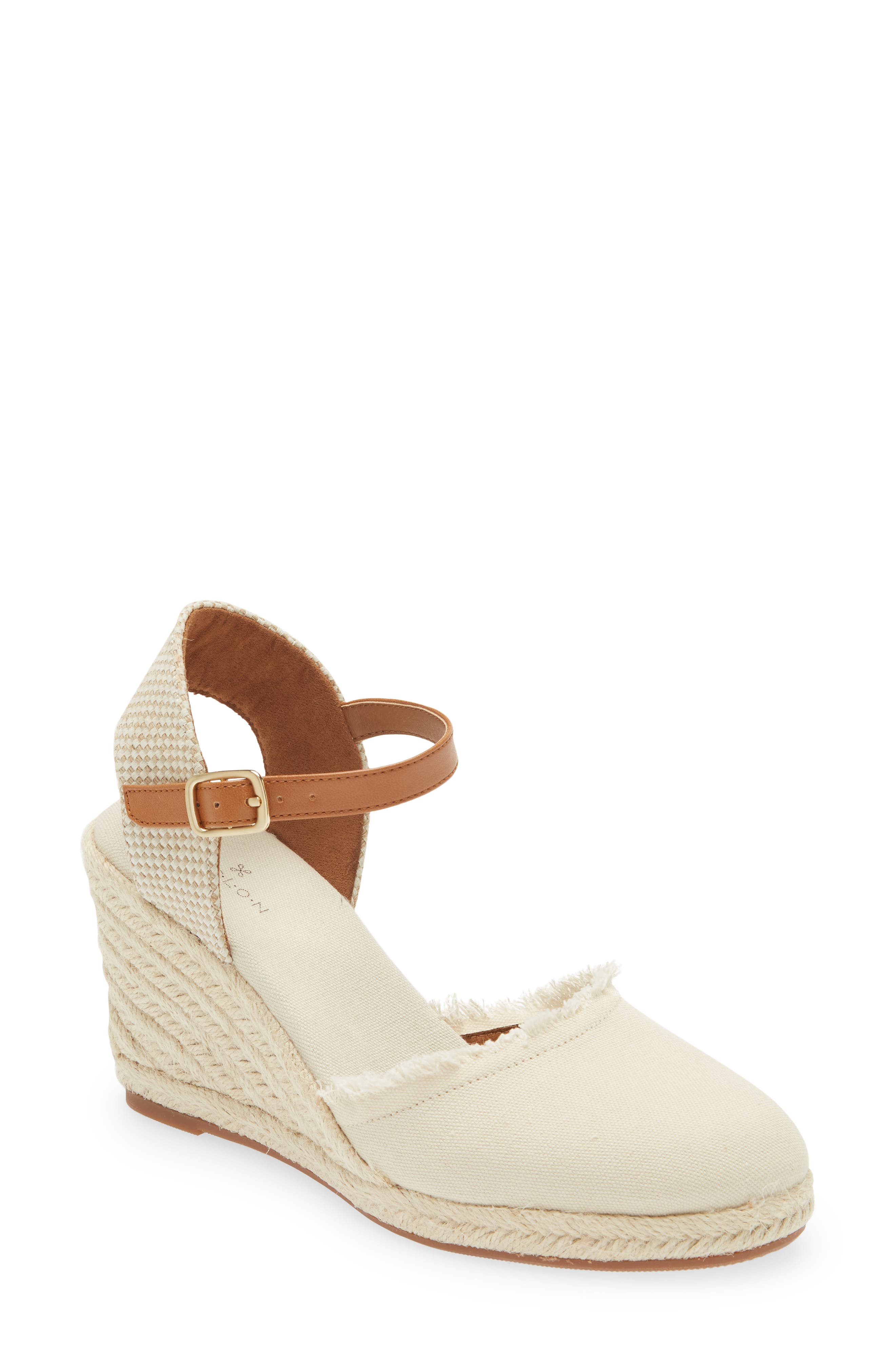 Sagittario Wedge Espadrille, Main, color, BEIGE NATURAL