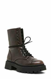 Ariella Lace-Up Combat Boot
