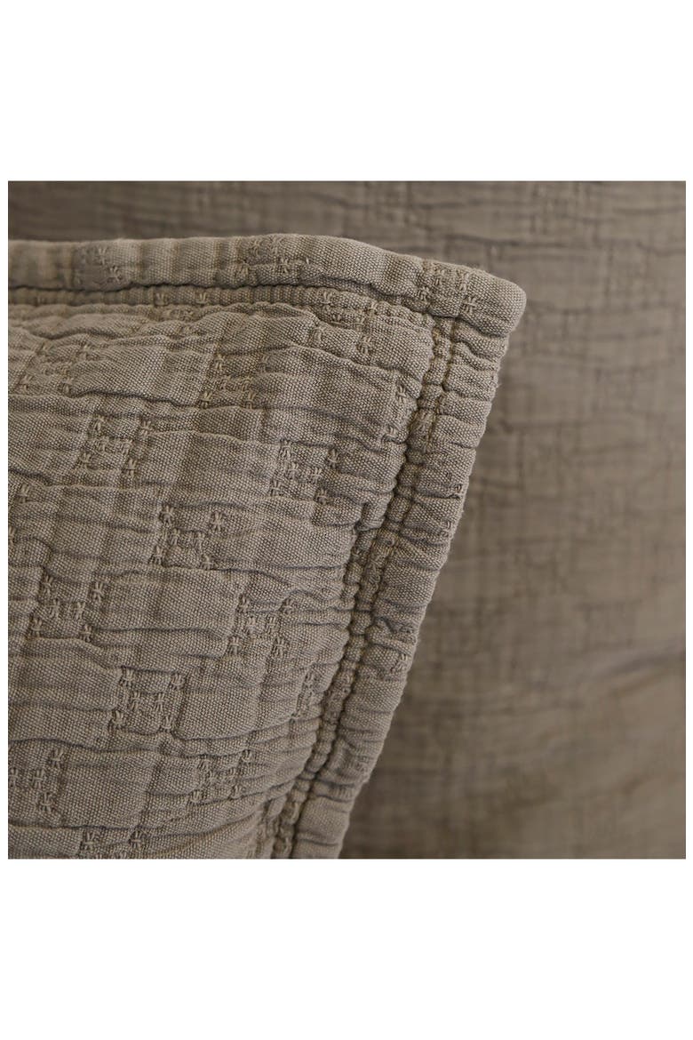 Ojai Textured Cotton Sham, Alternate, color, PEBBLE