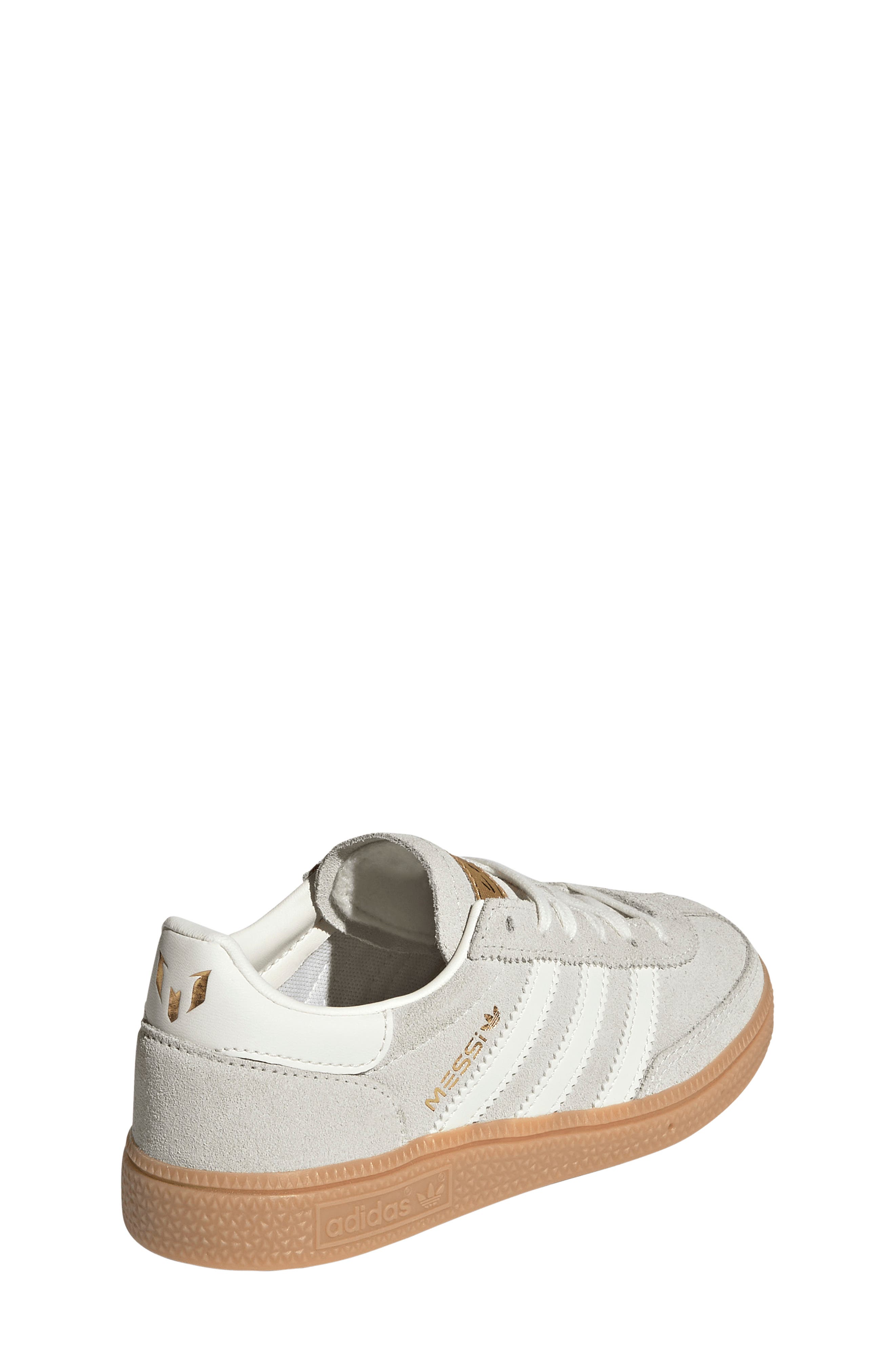 Kids' Samba Sneaker, Alternate, color, IVORY/ GOLD METALLIC