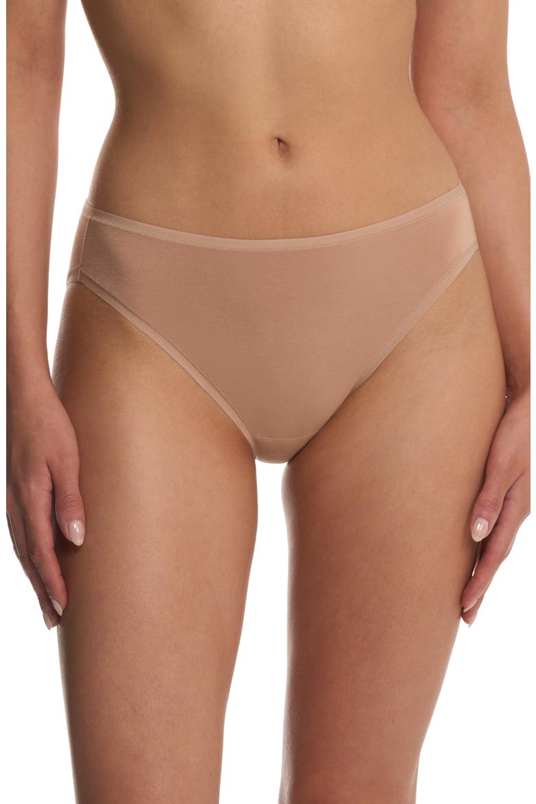 Bliss Bare Cotton Bikini, Main, color, Buff