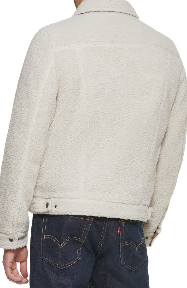 Levi's<sup>®</sup> High Pile Fleece Trucker Jacket, Alternate, color, 