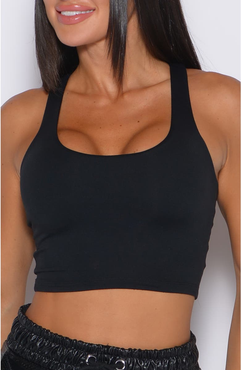 Bombshell Sportswear Sugar Tank Bra, Main, color, Black