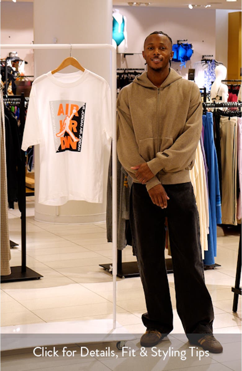 Air Jordan Cotton Graphic T-Shirt, sales video thumbnail