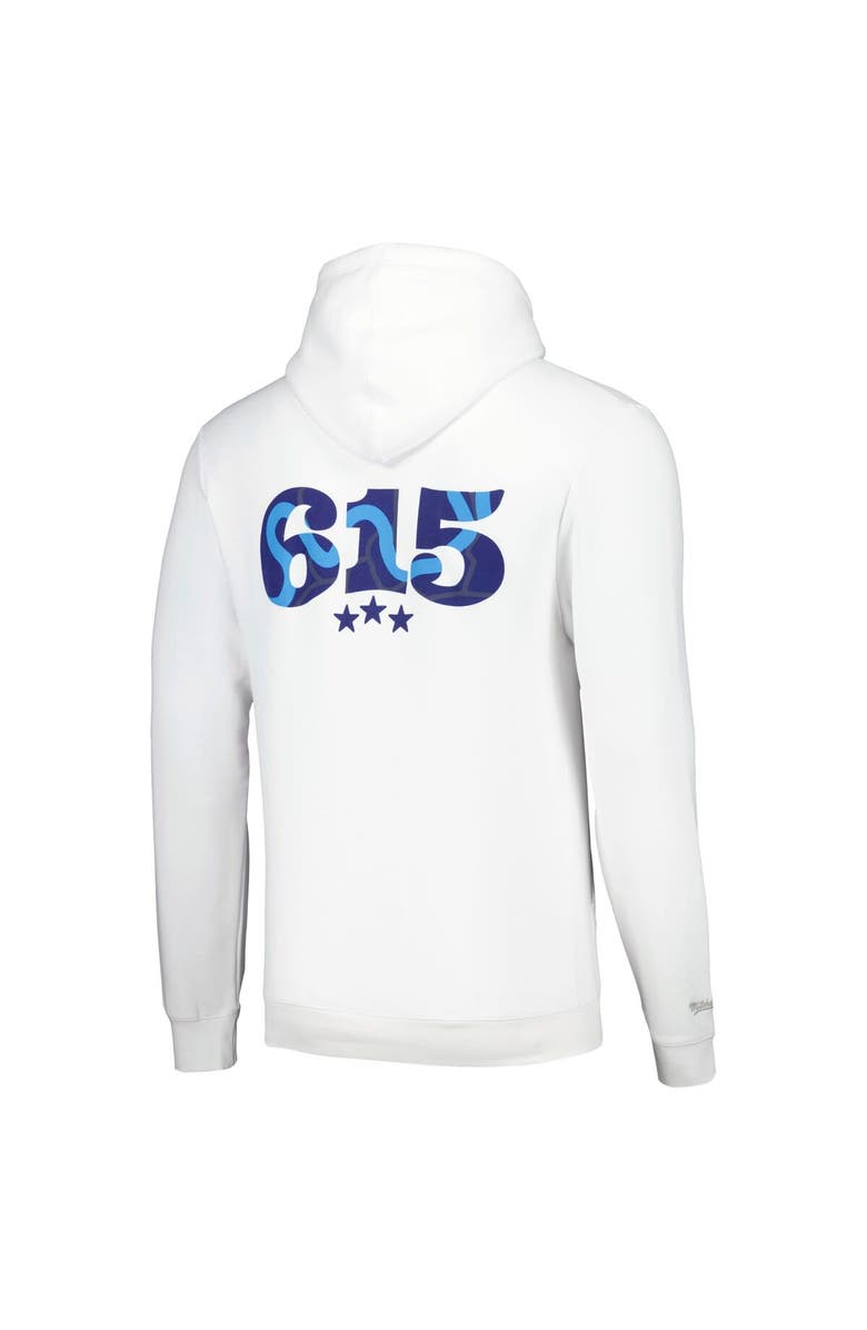 Mitchell & Ness Men's Mitchell & Ness White Nashville SC 615 Pullover Hoodie, Alternate, color, 