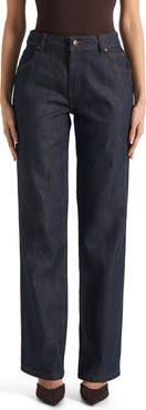 Manière De Voir Florence Denim High Rise Straight Leg Jeans