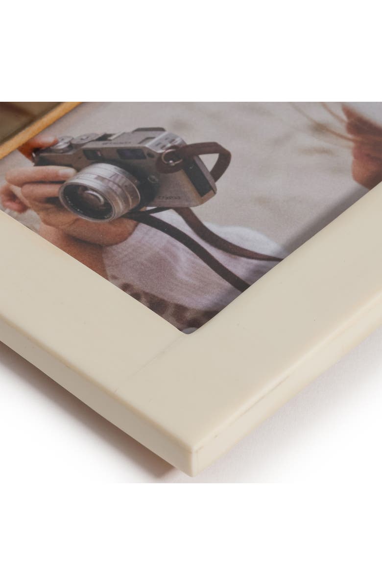 Zodax Dune African White Horn Photo Frame, Alternate, color, Ivory/ Beige