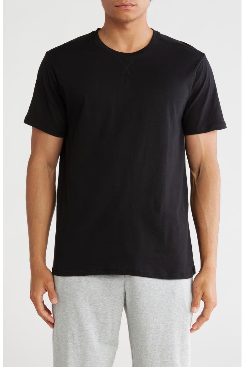 Sleep Basics Lounge T-Shirt, Main, color, BLACK
