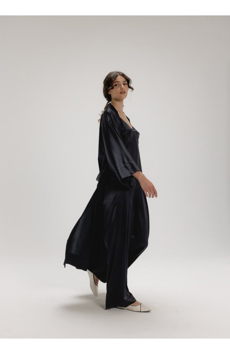 Alas Silk Kimono Robe, Alternate, color,