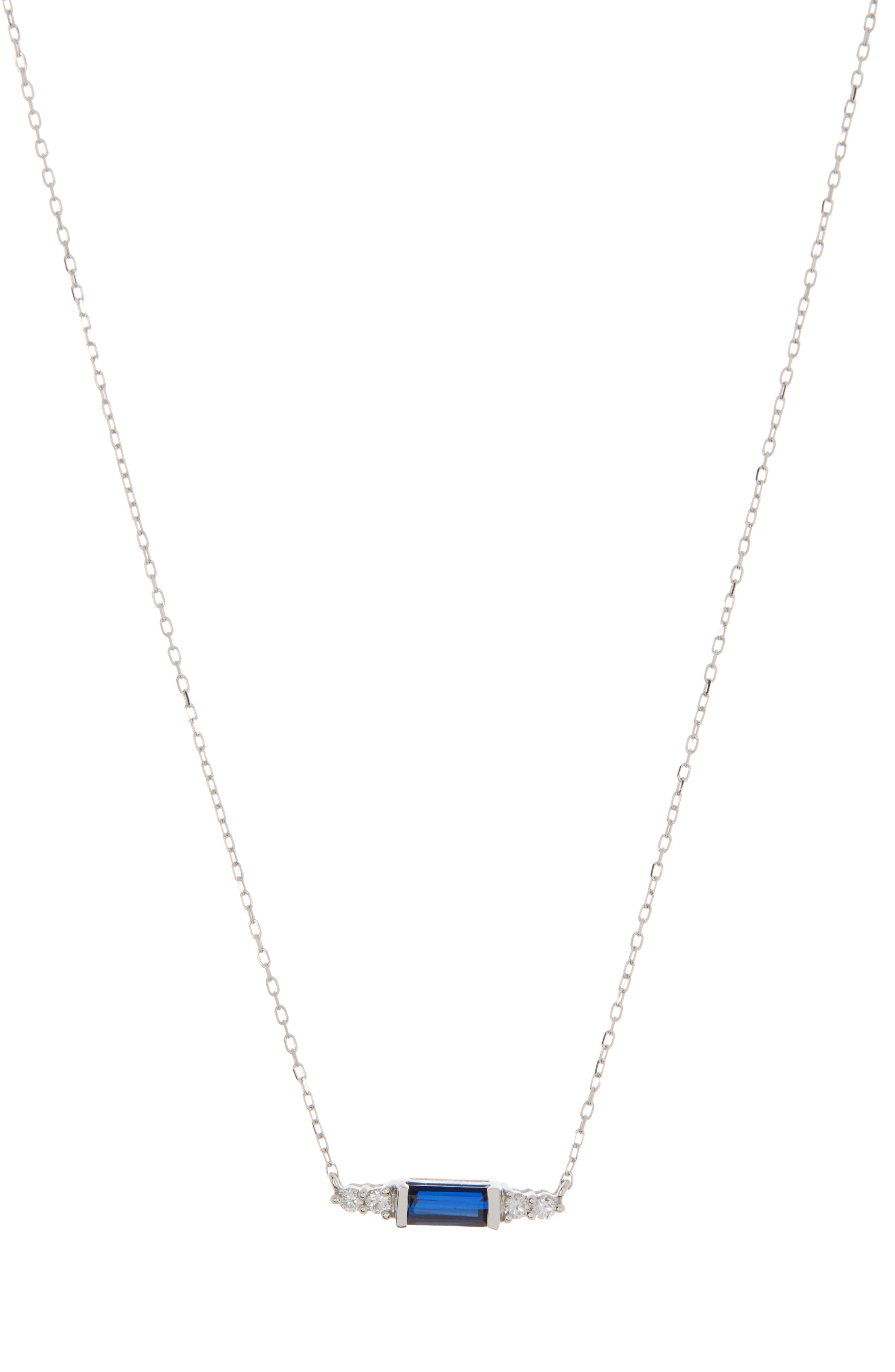 Bony Levy El Mar Sapphire & Diamond Pendant Necklace - 0.049ct.