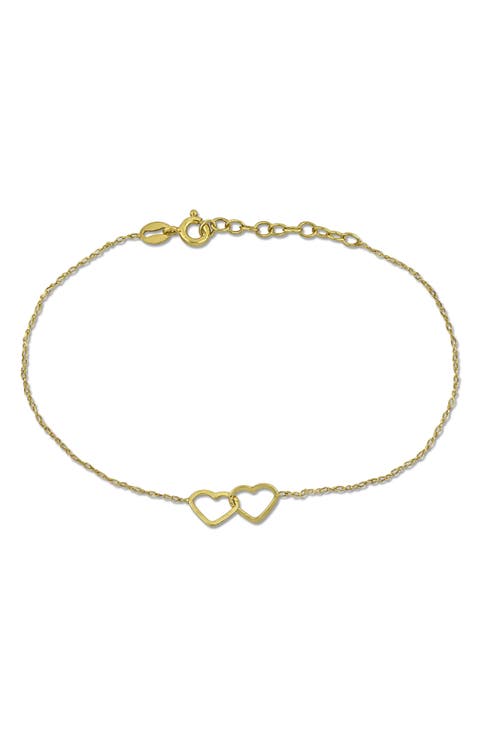 Double Heart Bracelet