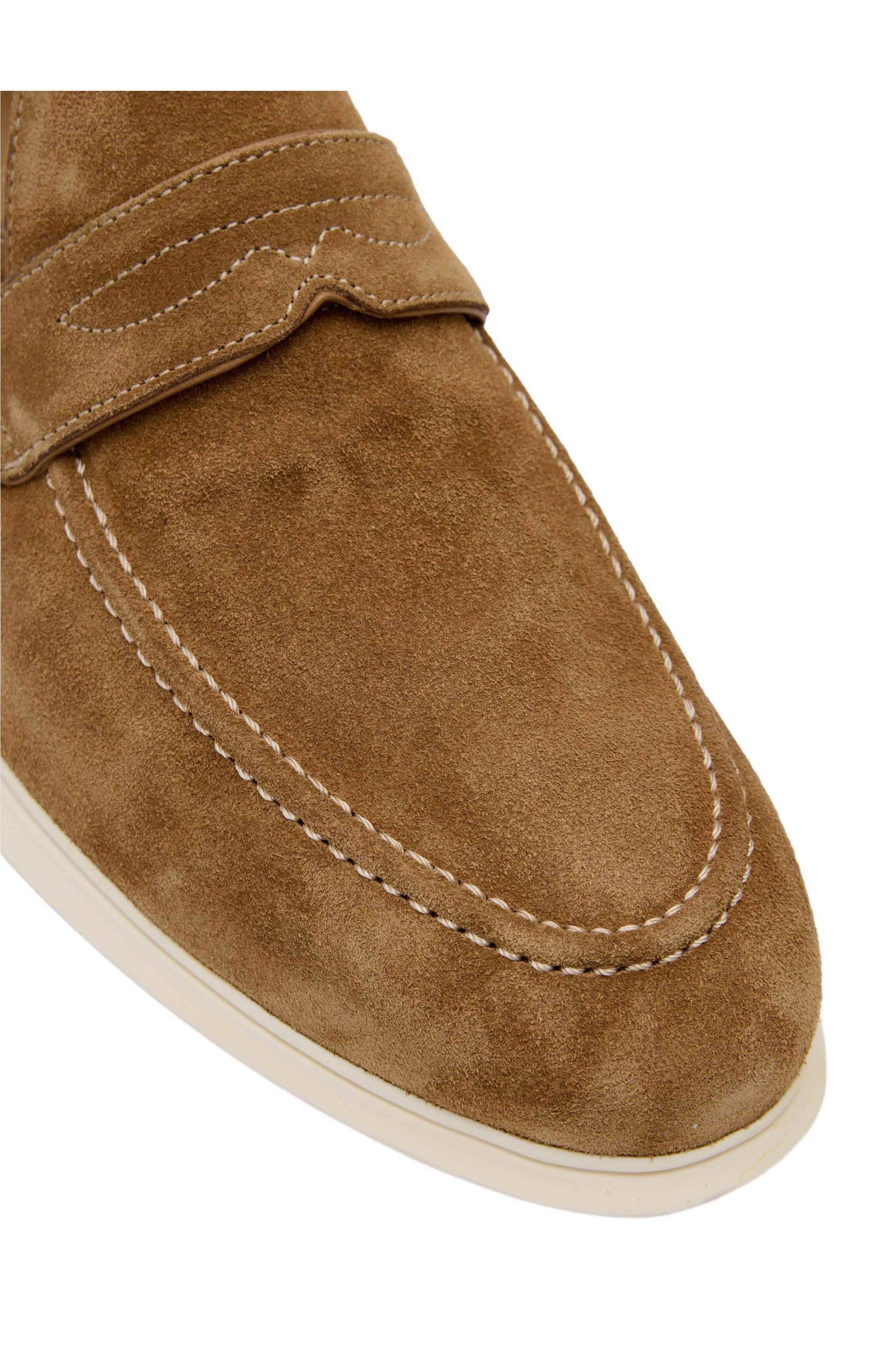 John Varvatos Thompson Loafer, Alternate, color, Clay Brown