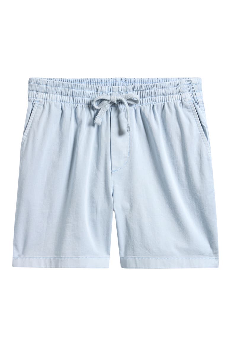Kids' Drawstring Stretch Twill Chino Shorts, Main, color, DEL MAR BLUE