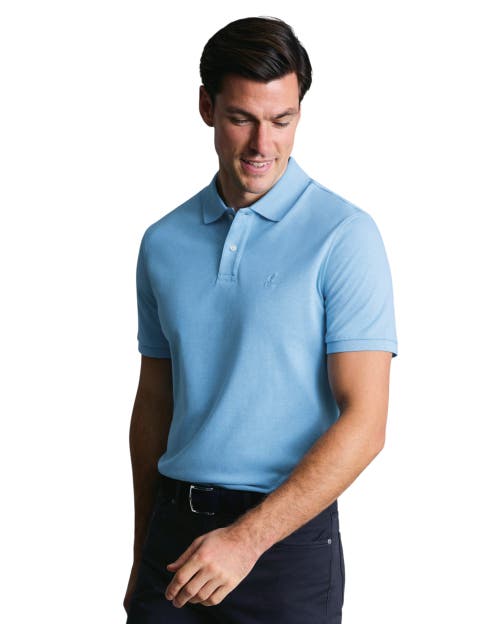 Short Sleeve Cotton Stretch Pique Polo